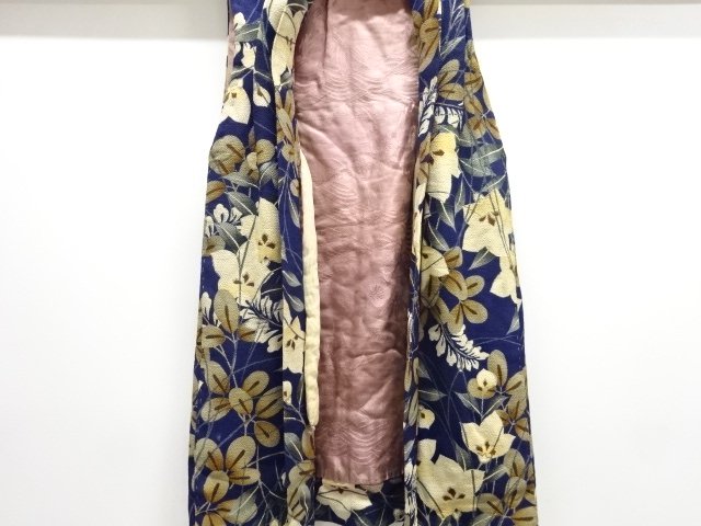 Japanese Kimono / Chirimen Kinsha Silk